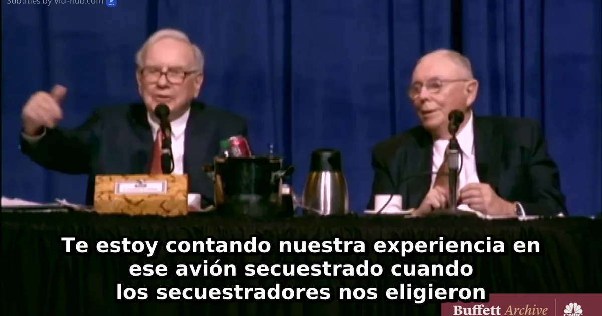 A frame of a real Vid Hub result: the speakers keep their own voices and the Spanish translation appears as subtitles at the bottom.